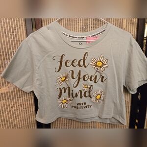 H&M Crop Top with Floral Design